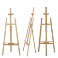 Wood Easel Art Poster Decoration Menu Stand Painting Display Set