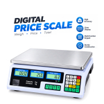 40kg Rechargeable Digital Platform Weight Fruit Vege Scale (Eng)