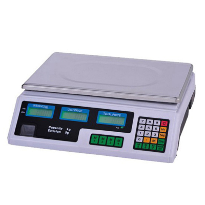 40kg Rechargeable Digital Platform Weight Fruit Vege Scale (Eng)