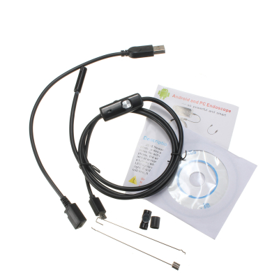 USB 7mm Endoscope Camera Waterproof Lens for Andriod PC