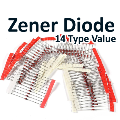 Zener Diode Total 70/140 pc (14 value) Zener Diode Total 70/140 pc (14 value)