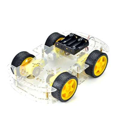 Arduino 4WD 2 Layer Smart Car Robot Chassis Kit Base Set