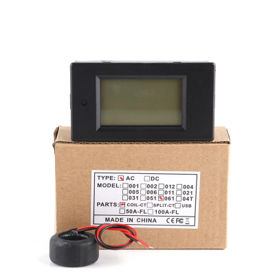 LCD AC 80-260V 0-100A Digital Voltage Volt Current Meter PZEM-061