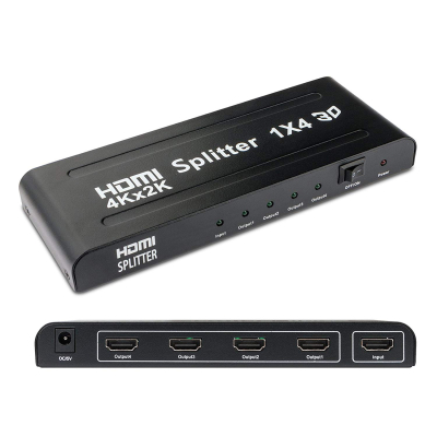 HDMI Splitter 1 in 4 out Audio Video FULL HD 1080p 1x4 (2670)