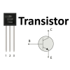 10pc NPN/PNP Transistors BC547 S9012 2N3906 2N2222A TO-92 Package