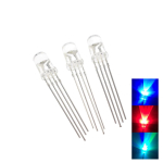 (5 pcs) 5mm LED Super High Bright RGB (Common Anode) 4 Pin
