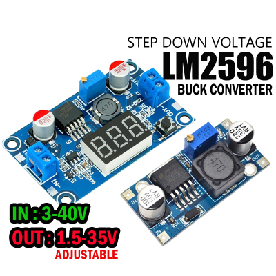 LM2596 DC-DC Adjustable Step Down Module Buck Converter Power Supply LM2596 DC-DC Adjustable Step Down Module Buck Converter Power Supply