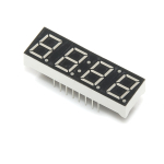 4 Digit 7 Segment Clock Red LED Number ANODE F5463bh 14pin