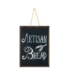 Medium Framed Double-sided Hanging Cafe Chalk Black board 50x70cm