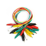 10pcs 50cm Crocodile Cables / Alligator Clip Bundle Lead Wires