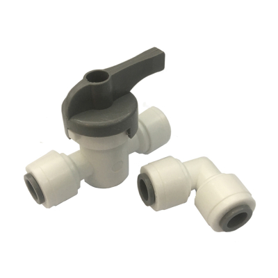 On Off Water Valve Fitting One Touch water part for water dispenser 