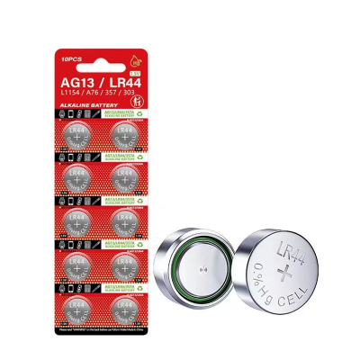 LR44 AG13 A76 L1154 G13 Micro Alkaline Cell Battery 1 Sheet 10 Pcs