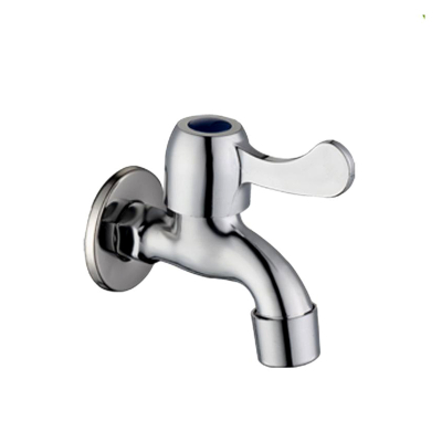 Finish Chrome Washing Machine Single Handle Faucet Wall Mount