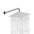 8 Inch Square Rain Shower Head with hose arm connector