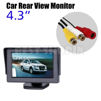 4.3" TFT LCD Monitor Car Rear View Reverse Night Vision Camera