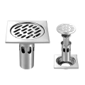 Floor Drain 10cm 3 layer DEEP FLOOR Stainless Steel (stock)