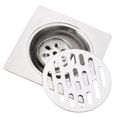 Floor Drain 10cm 3 layer Anti Odour Stainless Steel (stock)