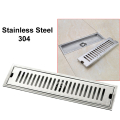 SUS304 Long Floor Drain Anti Odour Stainless Steel