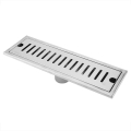 Long Floor Drain 20cm [Square] Stainless Steel 304 (stock only)