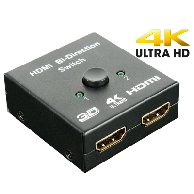 HDMI 2.0 Bi-Direction Switch 1080P 4K HDMI Switcher and Splitter 2in1