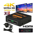 4K 3D HDMI Splitter UHD for TV Monitor Laptop 1 In 2 Out TV Extend