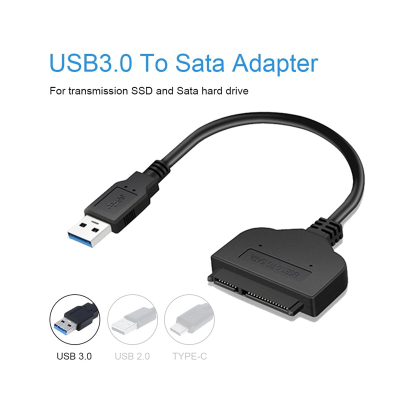 USB 3.0 to SATA Adapter Cable for 2.5 inch SSD/HDD Drives to PC