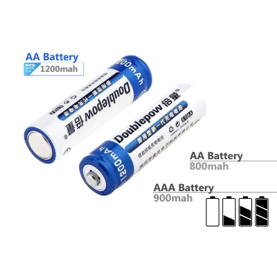 Doublepow AA AAA 1.2V Ni-MH Super Fast Rechargeable Battery