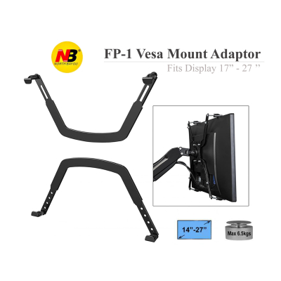 NB FP-1 Vesa Mount Monitor TV Bracket Adapter Kit 17 - 27 inch 