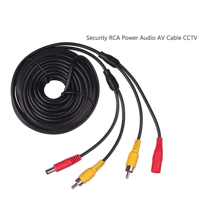 20m Security RCA Power Audio Video AV Cable CCTV Camera