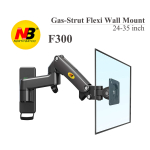 New NB F300 Gas Spring 24-35 inch LED TV Wall Mount Monitor Holder