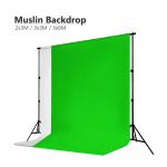 2/3/6M Muslin Photo Background Studio Stand Screen Backdrop Cloth