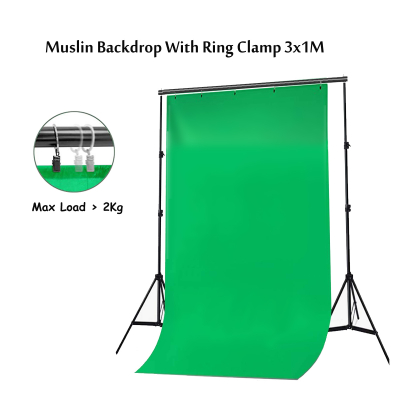 3Mx1M Muslin Photo Background Studio Screen Backdrop Cloth