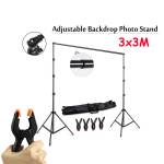 3M x 3M Backdrop Photo Studio Heavy Duty Portable Adjustable Stand
