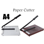 Heavy Duty A4 Paper Cutter Metal / Wood Base 10 x 12 (stock)