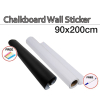 90x200cm Removable ChalkBoard BlackBoard Sticker + Free Chalk 