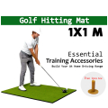 1x1M 10mm Indoor Golf Practice Grass Mat Training Hitting Pad Golf Mat
