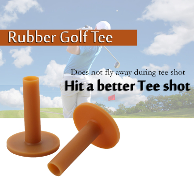 70mm Rubber Golf Tee Holder 70mm for Practice and Driving Range Mats