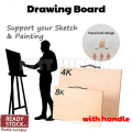 Wooden Art Mounting Board For Drawing Sketch Sketching with Handle