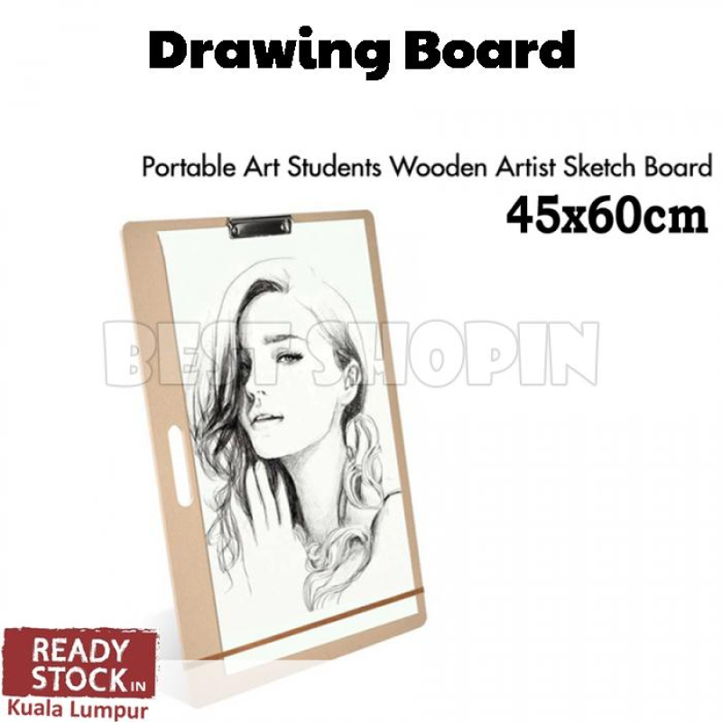 FRCOLOR Artist Sketch Board Wooden Drawing Board Portable Painting Board 8K  Sketching Board