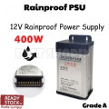 12V Power Supply 12V 400W Rainproof LED Transformer [Grade A]