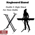 X-Style Adjustable Keyboard Piano X Frame Stand Heavy Duty Aluminum