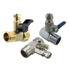 Water Filter Dispenser RO 1/2' Adapter + 1/4' Brass Valve install part