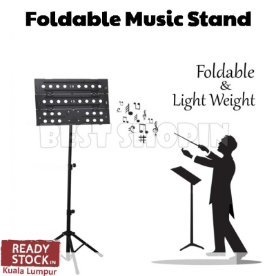 Heavy Duty Foldable Portable Music Stand FREE Travel Carry Bag