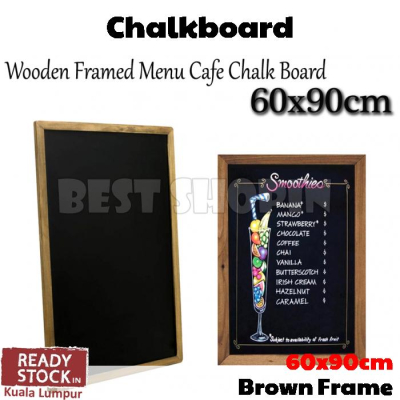 Wood Black Magnetic Wooden Framed Menu Cafe Chalk Board 60X90cm Wood Black Magnetic Wooden Framed Menu Cafe Chalk Board 60X90cm