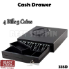 Heavy Duty Cash Drawer 4 Bills 3 Coins POS Cash Register