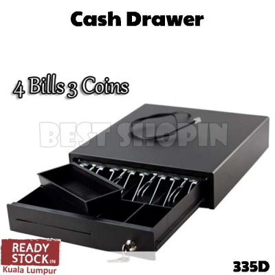 Heavy Duty Cash Drawer 4 Bills 3 Coins POS Cash Register (stock only)