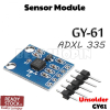 ADXL335 three-axis accelerometer tilt angle module GY61 Gyro