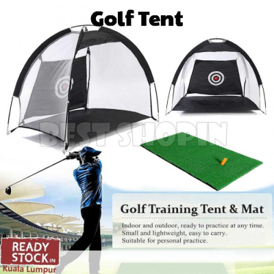 High Quality Indoor Golf Practice Training Tent Net Cage Mat 3 Meter