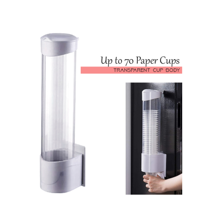 Cup Dispenser Wall Mounted Plastic Water Dispenser Holder Rack