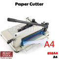 A4 Paper Cutter Heavy Duty Guillotine Machine Max 40mm Thickness 858